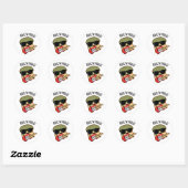 Rock n Schimmel Grappige Brood Grappen Ronde Sticker (Vel)