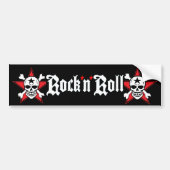 Rock N Skull Bumpersticker (Voorkant)