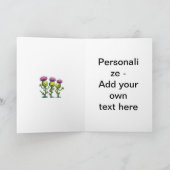 Rock N Thistles Scottish Festival Carte de voeux (Intérieur)