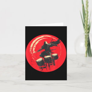Rock Ninja met Cool Drums Kostuum voor Volwassenen Kaart