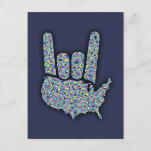 Rock North America Briefkaart