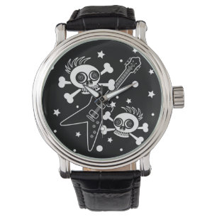 Rock n'Roll Skulls Horloge