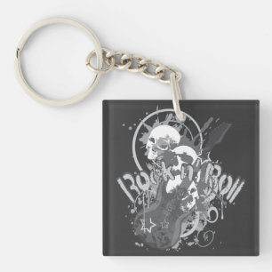 Rock n'Roll Skulls Sleutelhanger