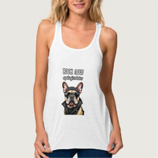 Rock nu, verontschuldig je later tanktop