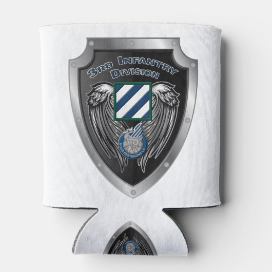 "Rock of the Marne" 3rd Infantry Division Blikjeskoeler (Achterkant)