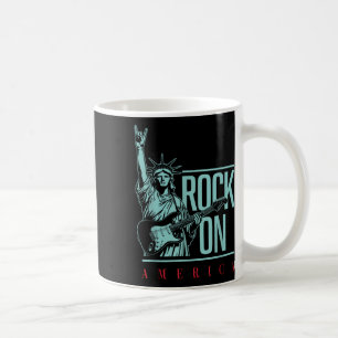 Rock on America 4 juli beeld van het leven Koffiemok