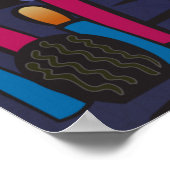 "Rock On" Band Concert Music Art Poster (Coin)