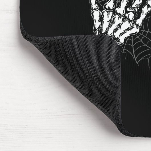 Rock on Band Rock and Roll Mannen Vrouwen Hallowee Muismat (Hoek)