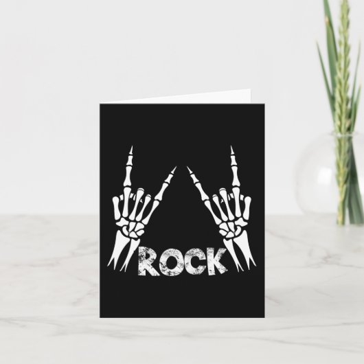 Rock on band T - shirts voor vrouwen Rock en Rolls Kaart (Voorkant)