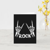 Rock on band T - shirts voor vrouwen Rock en Rolls Kaart (Gele Bloem)