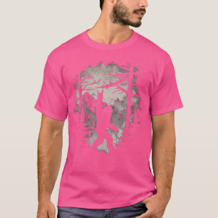 Rock On Bigfoot Sasquatch Loves Rock And Roll Berg T-shirt