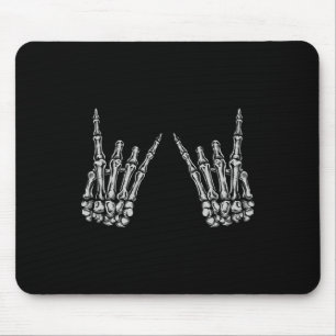 Rock on Bynd T - shirts voor vrouwen Rock and Roll Muismat