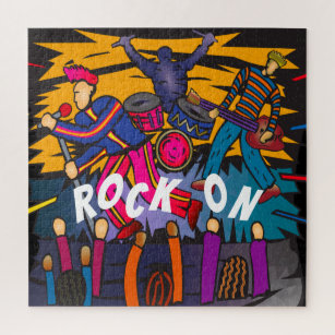 Rock on Colorful Band Concert Legpuzzel