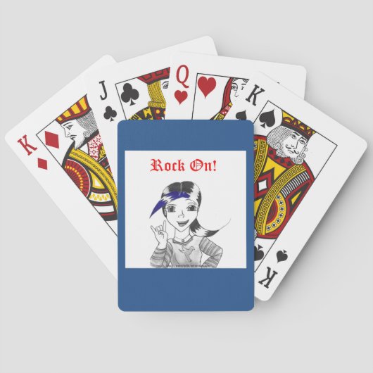 Rock On! Deck van kaarten (Achterkant)