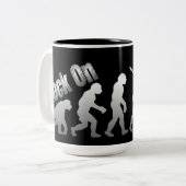 Rock On Evolution Rock Silver Logo Mug (Devant gauche)