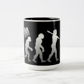 Rock On Evolution Rock Silver Logo Mug (Centre)
