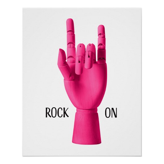 Rock On. Glossy poster Perfect Poster (Voorkant)