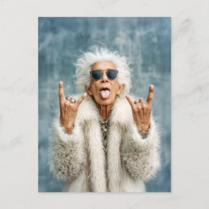 Rock On in stijl Briefkaart