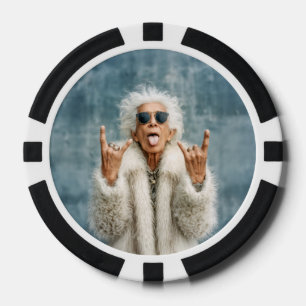 Rock On in stijl Poker Chips