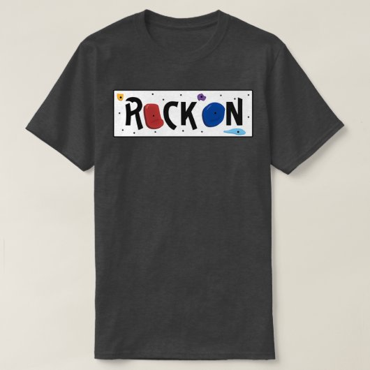 Rock on Indoor Rock-limmer T-shirt (Design voorkant)