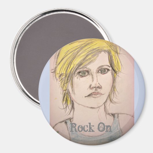 Rock On Magneet (Voorkant / Achterkant)