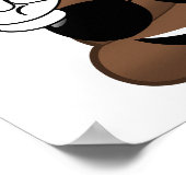 Rock on Poop Emoji Poster (Hoek)