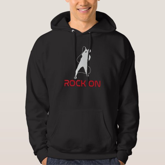 Rock On Rock and Roll Rocker Hoodie (Voorkant)