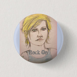 Rock On Ronde Button 3,2 Cm