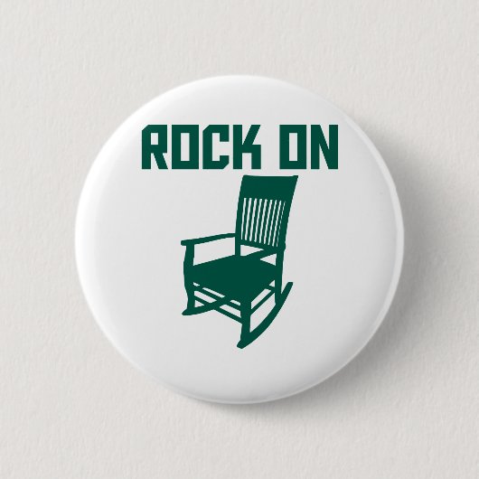 Rock On Ronde Button 5,7 Cm (Voorkant)