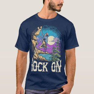 Rock on Skeleton Night Rock T-shirt