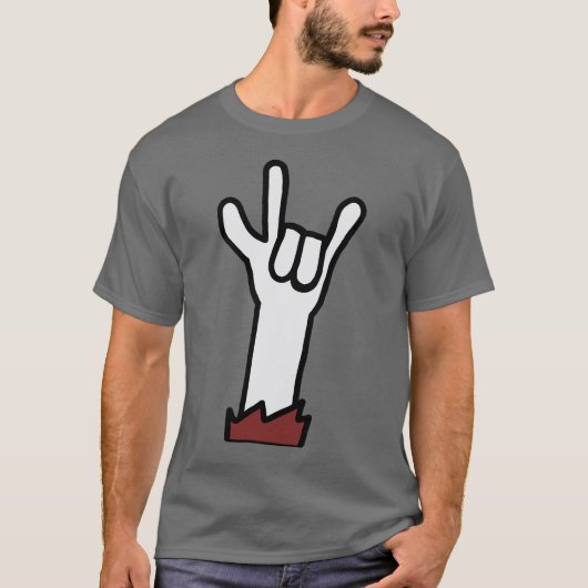 Rock on! t-shirt (Voorkant)