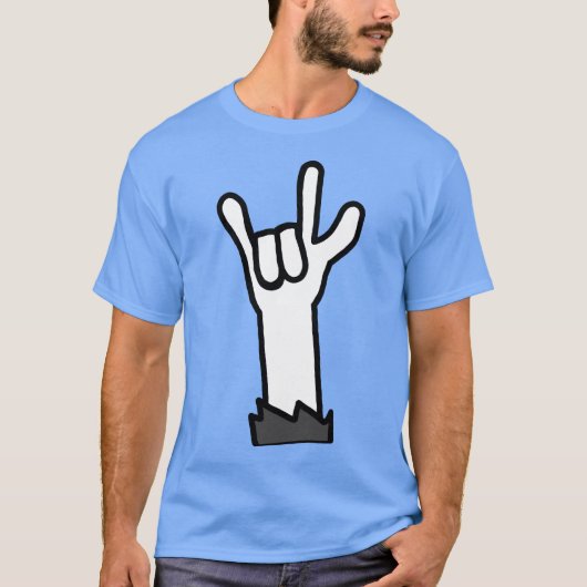 Rock on! t-shirt (Voorkant)