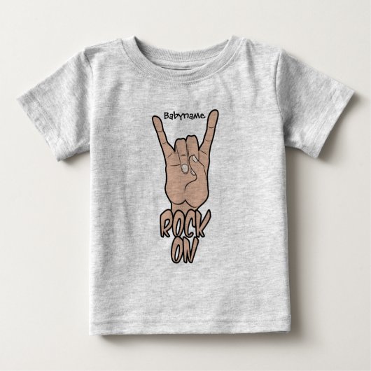 ROCK OP aangepaste kleding (Voorkant)
