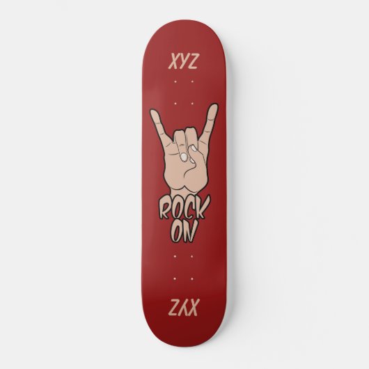 ROCK OP aangepaste modelskateboards Skateboard (Voorkant)