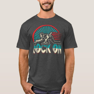Rock op Curling Wintersport Skip Bonspiel 2020 T-shirt