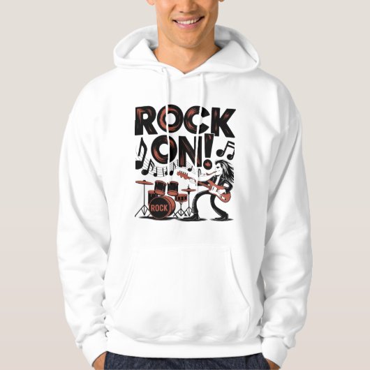Rock op hoodie (Voorkant)