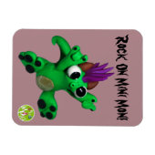 Rock op Mini Mon Magneet (Horizontaal)