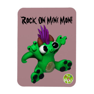 Rock op Mini Mon Magneet