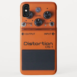 Rock Oranje Distortion Pedal iPhone XS Max Hoesje