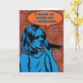 Rock out op je verjaardag! Kaart (Gele Bloem)