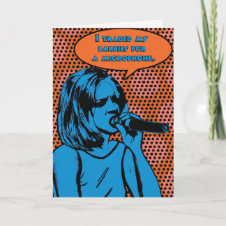 Rock out op je verjaardag! Kaart