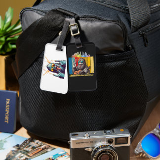 Rock Out with the Groove Gorilla – Retro Music Lov Bagagelabel