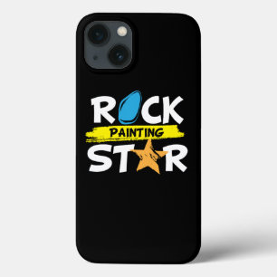 Rock Painting Star Stones iPhone 13 Hoesje