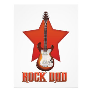 Rock papa foto afdruk