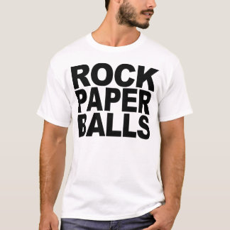ROCK PAPER BALLS T-SHIRT