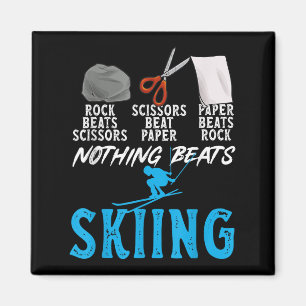 Rock Paper Scissors Niets verslaat Skien _1 Magneet