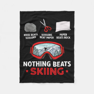 Rock Paper Scissors Niets verslaat Skien Fleece Deken
