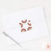 Rock papier schaar hagedis Spock Vierkante Sticker (Envelop)