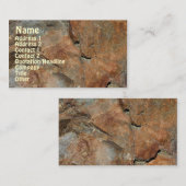Rock Pattern Natuur Visitekaartje (Voorkant / Achterkant)