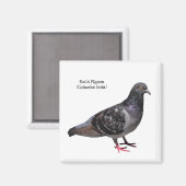 Rock Pigeon Magneet (Voorkant / Achterkant)